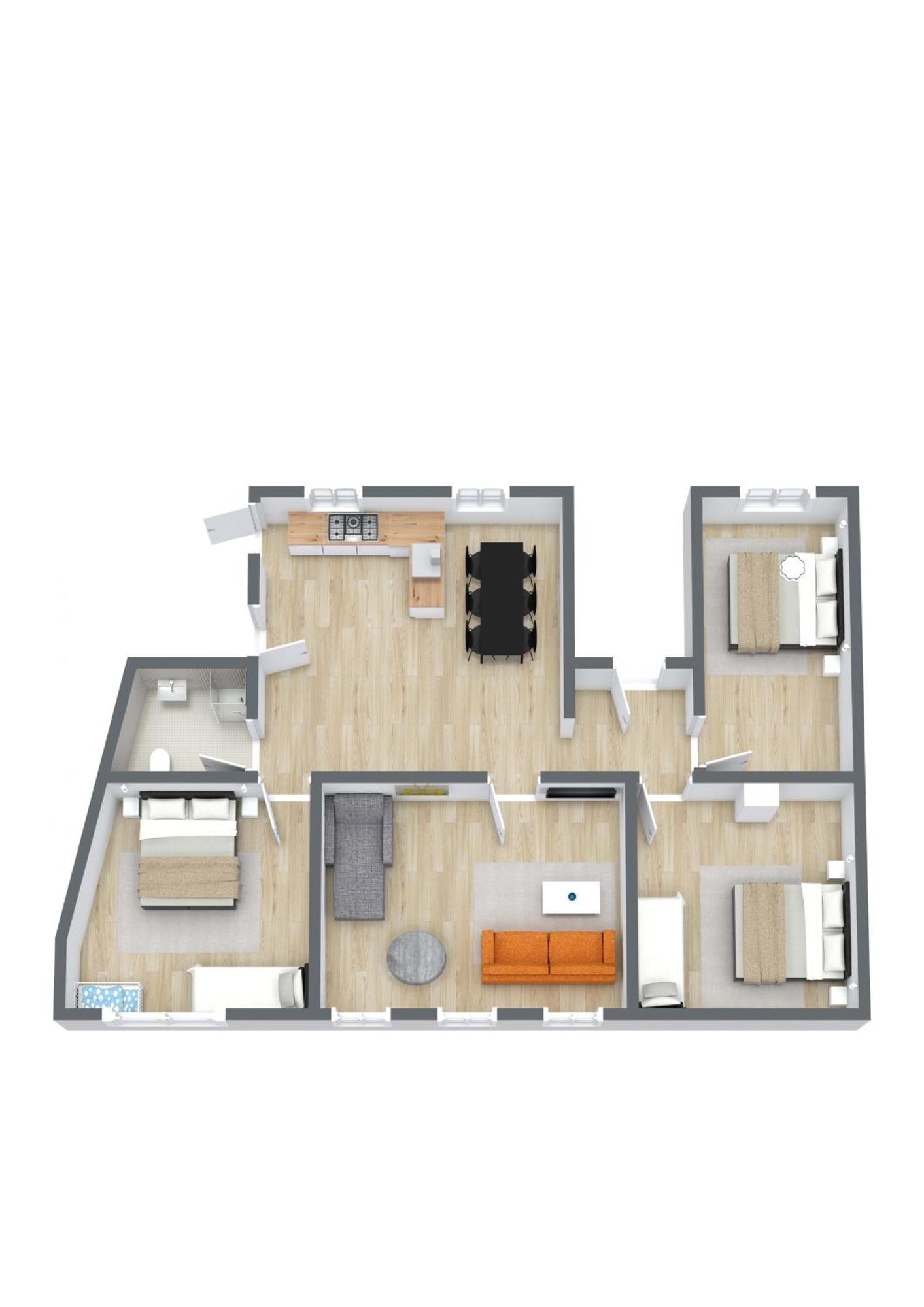 Large Apartment In Central Copenhagen By Tivoli Gardens Rom bilde